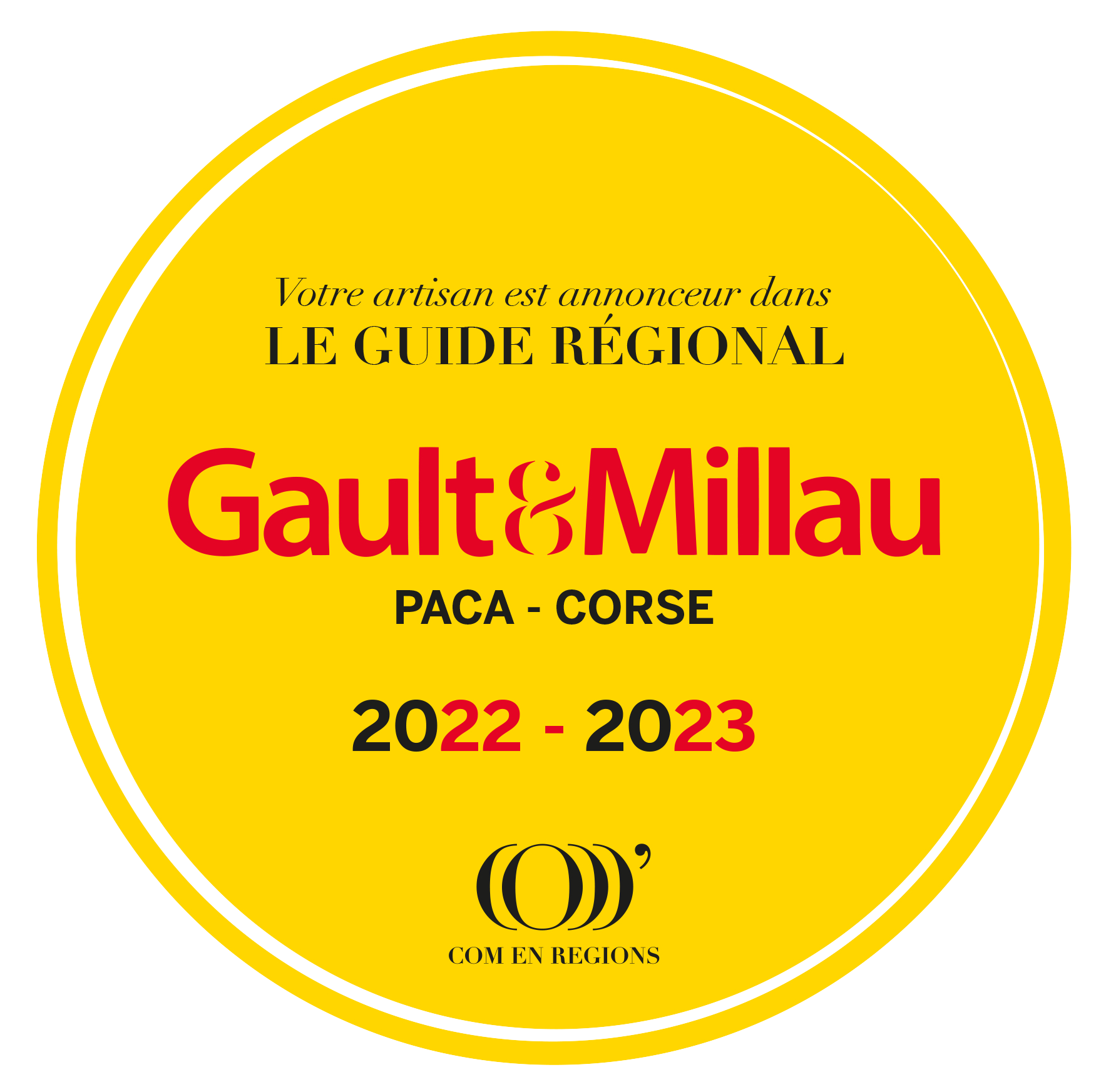 logo guide gault & millau Le Jardin Restaurant Brignoles
